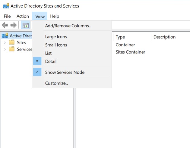 Show Service Node in ADSS